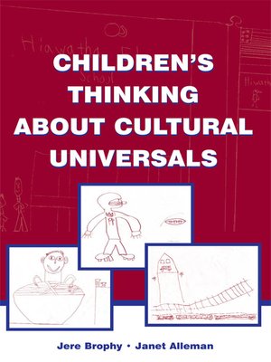 cover image of Children's Thinking About Cultural Universals